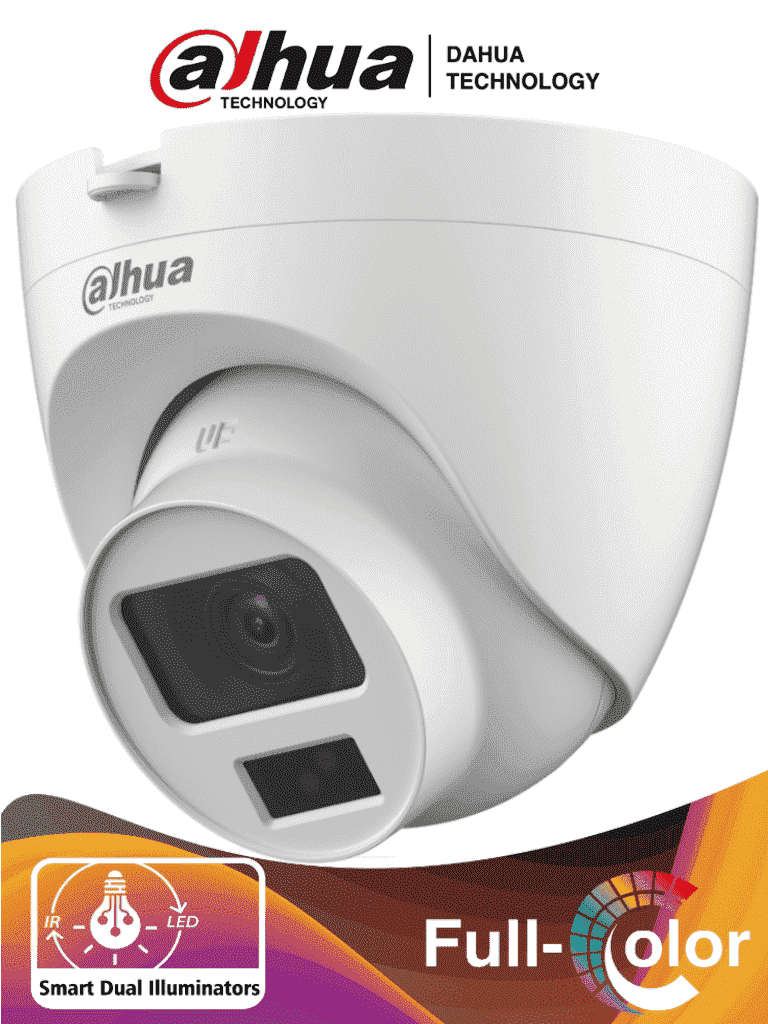 DAHUA HAC-HDW1200CLQN-IL-A - Camara Domo de 2 Megapixeles/ Iluminación Dual Inteligente + FullColor/ Lente de 2.8 mm/ 102 Grados de Apertura/ 20 Metros de IR y Luz Visible/ Microfono Integrado/ IP67/ Soporta: CVI/CVBS/AHD/TVI/ DAHUA HAC-HDW1200CLQN-IL-A - Camara Domo de 2 Megapixeles/ Iluminación Dual Inteligente + FullColor/ Lente de 2.8 mm/ 102 Grados de Apertura/ 20 Metros de IR y Luz Visible/ Microfono Integrado/ IP67/ Soporta: CVI/CVBS/AHD/TVI/